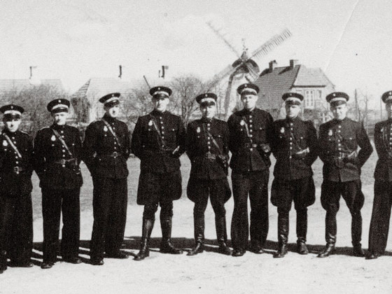 Radiopolitiet på Bornholm cirka 1945.